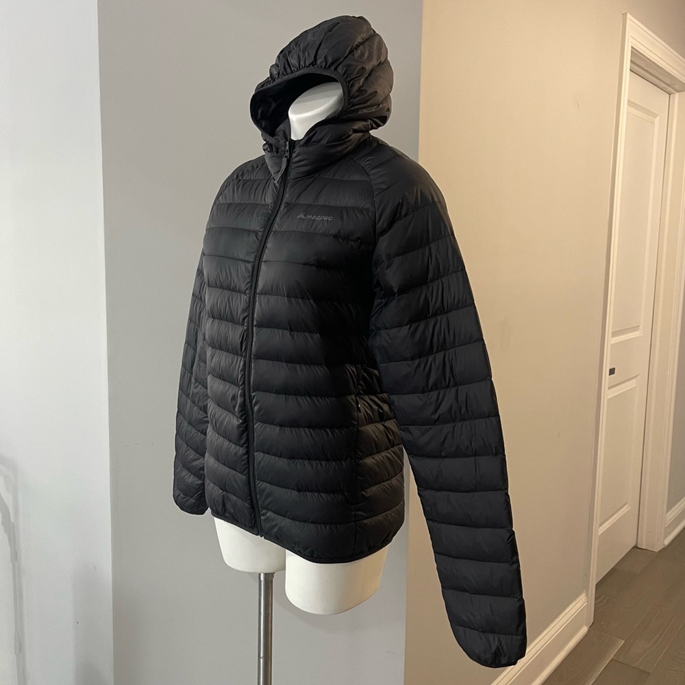 Macpac Uber Light Hooded Down Packable Jacket Bla… - image 6